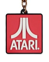 Atari Rubber Keychain Logo