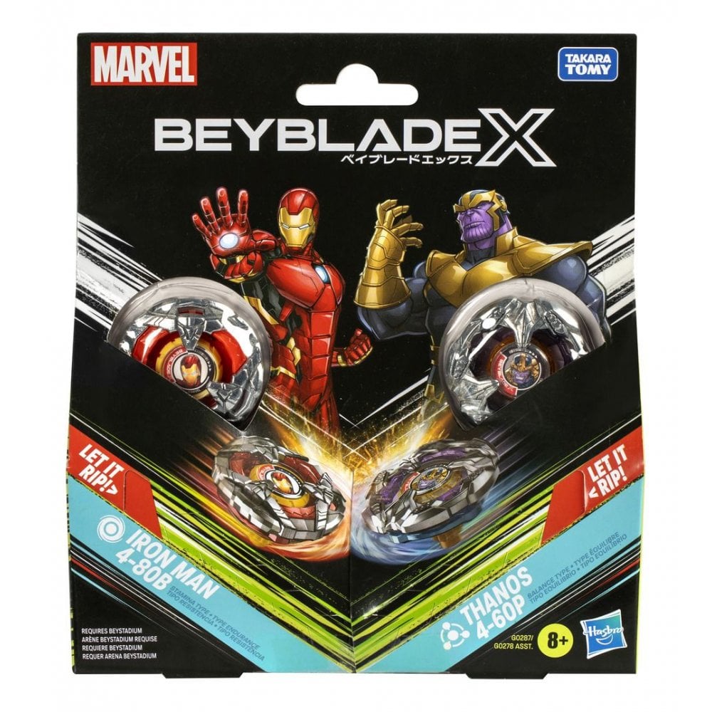 BeyBlade X: Iron Man and Thanos