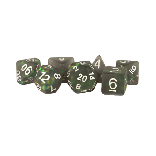 Fanroll - 16mm Resin Poly Dice Set - Icy Opal