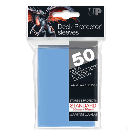 Ultra Pro: Standard Gloss Deck Protectors (50ct) - Light Blue