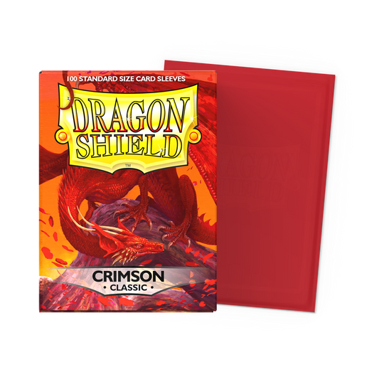 Dragon Shield Matte Standard Sleeves: Flesh and Blood - Crimson (100 ct.)