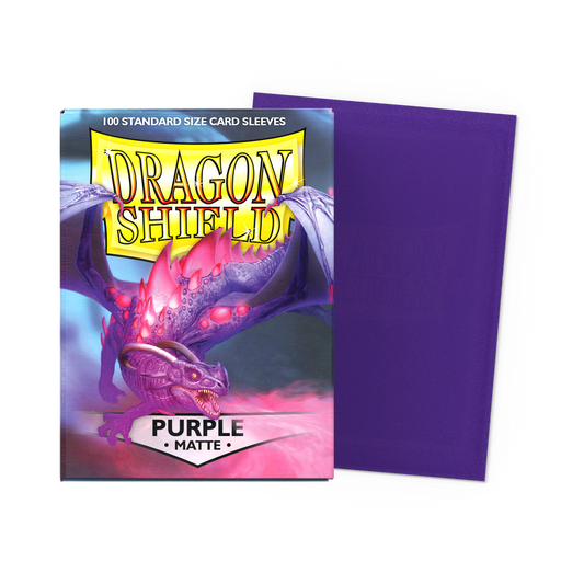 Dragon Shield Matte Standard Sleeves: Flesh and Blood - Purple (100 ct.)