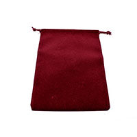 Chessex - Large Suedecloth Dice Bag - Burgundy