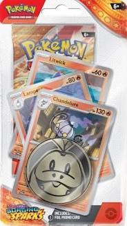 Pokémon TCG: Scarlet & Violet 8 - Surging Sparks - Premium Checklane - Chandelure