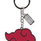 Naruto Shippuden Metal Keychain Akatsuki-Clan