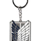 Attack on Titan Metal Keychain Survey Corps