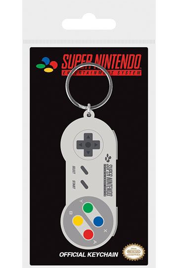 Nintendo Rubber Keychain SNES Controller 6 cm