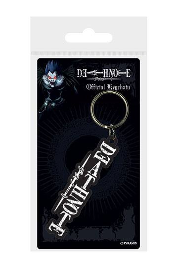 Death Note Rubber Keychain Logo 6 cm