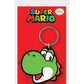 Super Mario Rubber Keychain Yoshi 6 cm