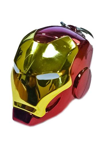 Marvel Comics Metal Keychain Iron Man Helmet