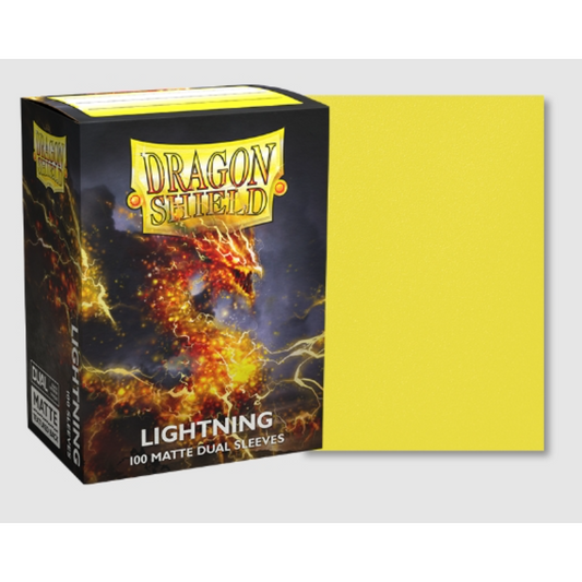 Dragon Shield Matte Dual Sleeves - Lightning  (100ct.)