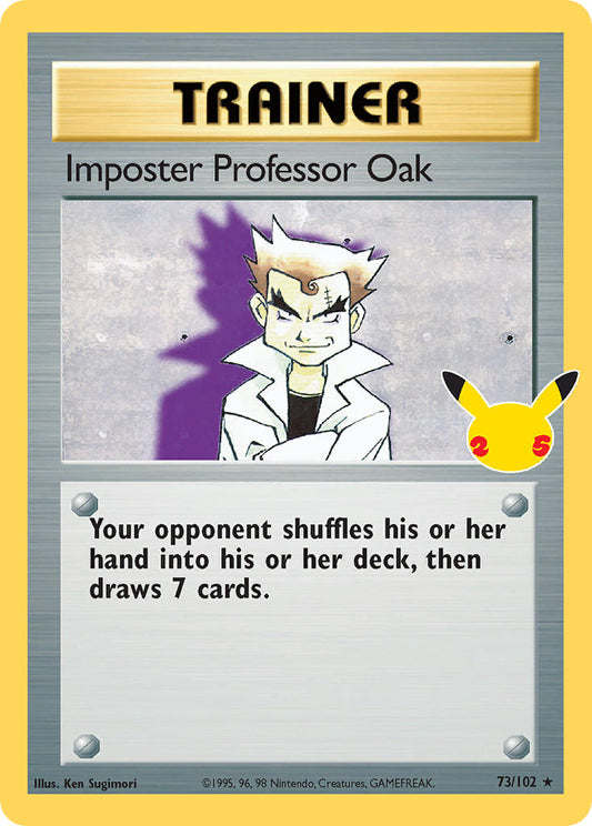 (BS 73) Pokemon TCG Celebrations Single: Imposter Professor Oak  Rare