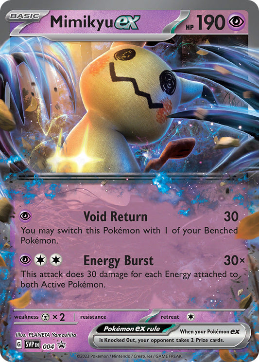 (004/ ) Pokemon TCG SV Black Star Promos Single: Mimikyu ex   Promo