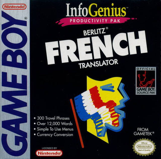 GameBoy: Berlitz French Translator