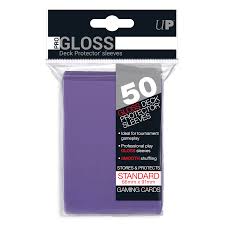 Ultra Pro: Standard Gloss Deck Protectors (50ct) - Purple