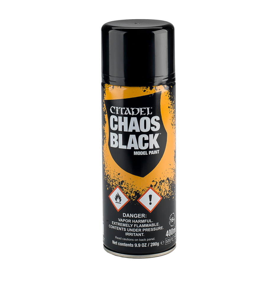 Citadel Primer Spray: Chaos Black