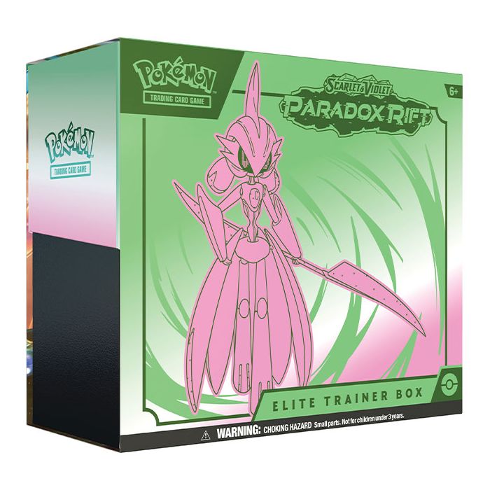 Pokemon TCG: Scarlet & Violet Paradox Rift - Elite Trainer Box - Iron Valiant