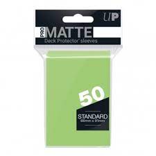 Ultra Pro Pro-Matte Lime Green Standard Deck Protector Sleeves 50