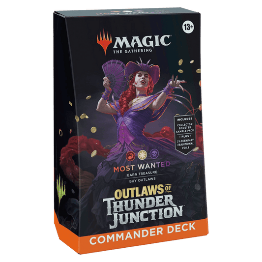 Magic The Gathering: Outlaws of Thunder Junction Commander Deck - Most Wanted