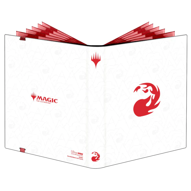 Magic The Gathering: Ultra Pro 9 Pocket Binder - Red Mana