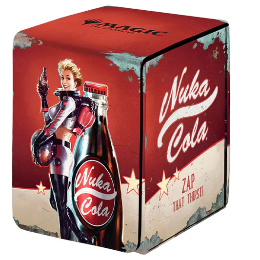 Ultra Pro: Magic the Gathering x Fallout Alcove Flip Deck Box - Nuca Cola