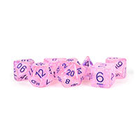 Fanroll - 16mm Resin Poly Dice Set - Flash Pink