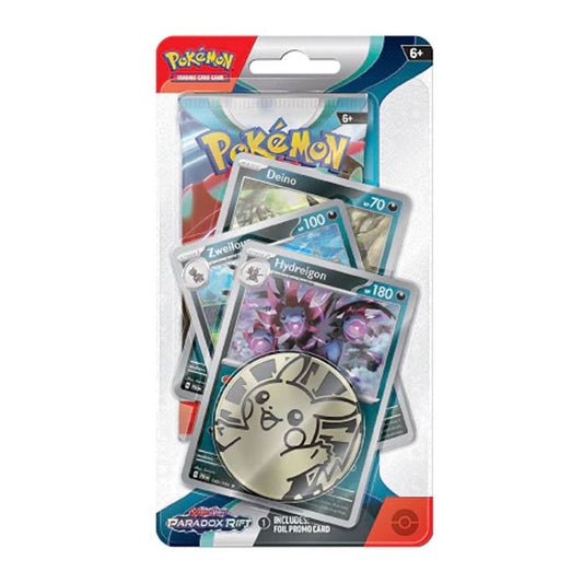 Pokemon TCG: Scarlet & Violet Paradox Rift - Premium Checklane Display - Hydreigon