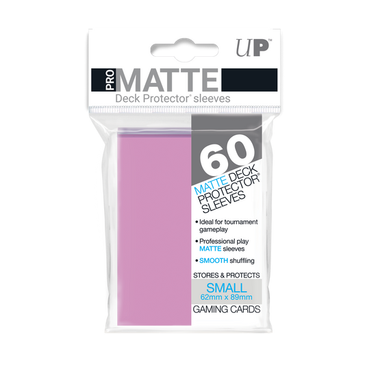 Ultra Pro - Pro Matte Deck Protector Sleeves - Small 60ct - Pink