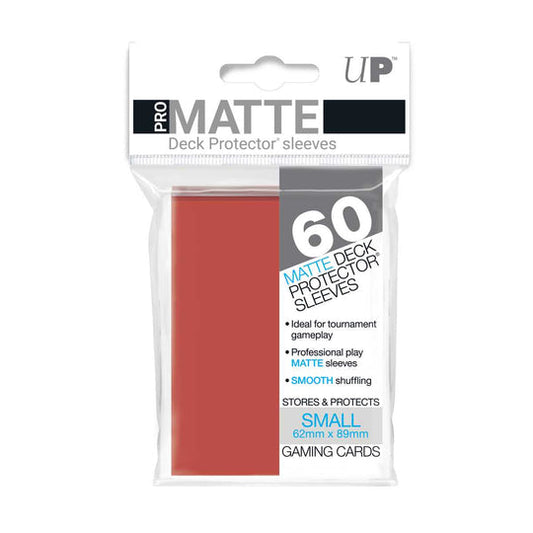 Ultra Pro - Pro Matte Deck Protector Sleeves - Small 60ct - Red