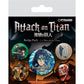 Attack on Titan Pin-Back Badges 5-Pack Season 4