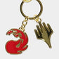 Magic: The Gathering Metal Keychain Red Mana