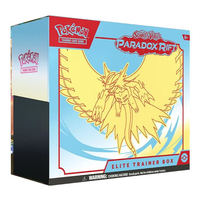 Pokemon TCG: Scarlet & Violet Paradox Rift - Elite Trainer Box - Roaring Moon