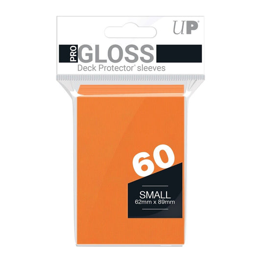 Ultra Pro - Pro Gloss Deck Protector Sleeves - Small 60ct - Solid Orange