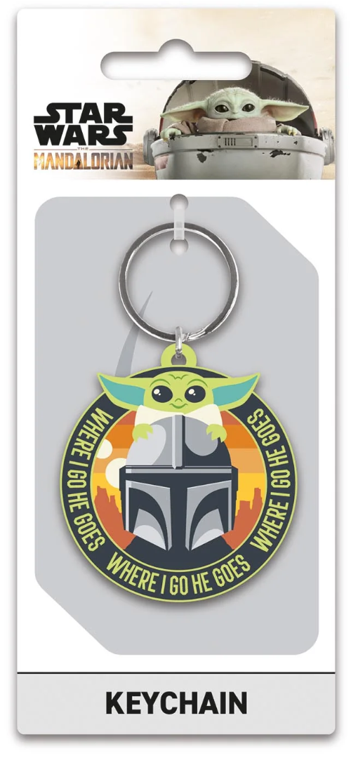 Star Wars Rubber Keychain The Mandalorian 6 cm