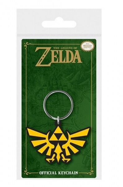 Legend of Zelda Rubber Keychain - Triforce