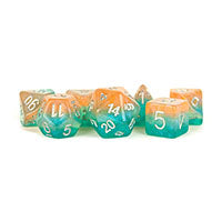 Fanroll - 16mm Resin Poly Dice Set - Layered Stardust Sunset