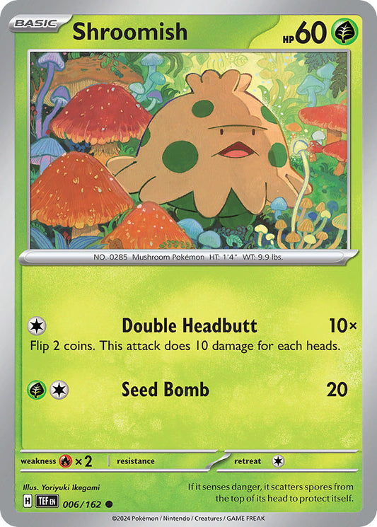 (006/162) Pokemon TCG Temporal Forces Single: Shroomish   Common