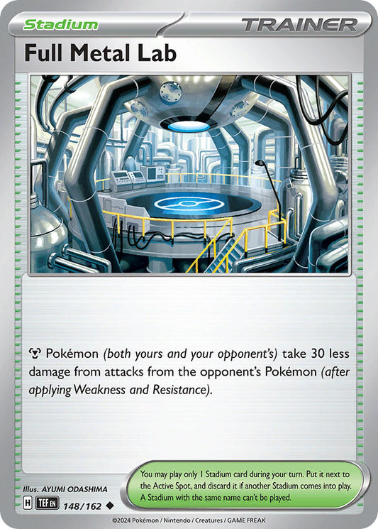 (148/162) Pokemon TCG Temporal Forces Single: Full Metal Lab Reverse Holo Uncommon