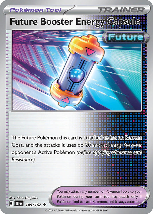 (149/162) Pokemon TCG Temporal Forces Single: Future Booster Energy Capsule Reverse Holo Uncommon