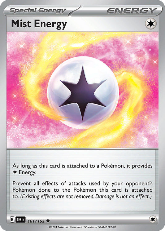 (161/162) Pokemon TCG Temporal Forces Single: Mist Energy  Uncommon