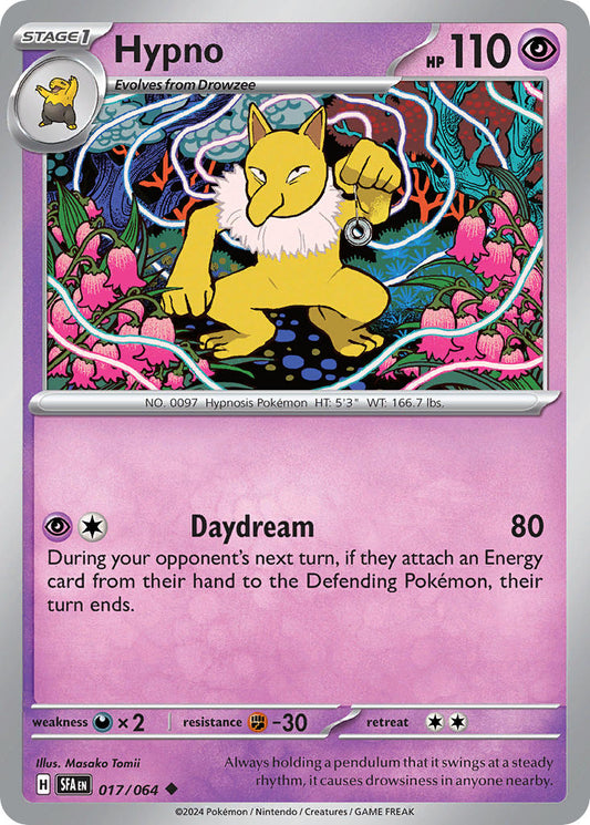 (017/064) Pokemon TCG Shrouded Fable Single: Hypno   Uncommon