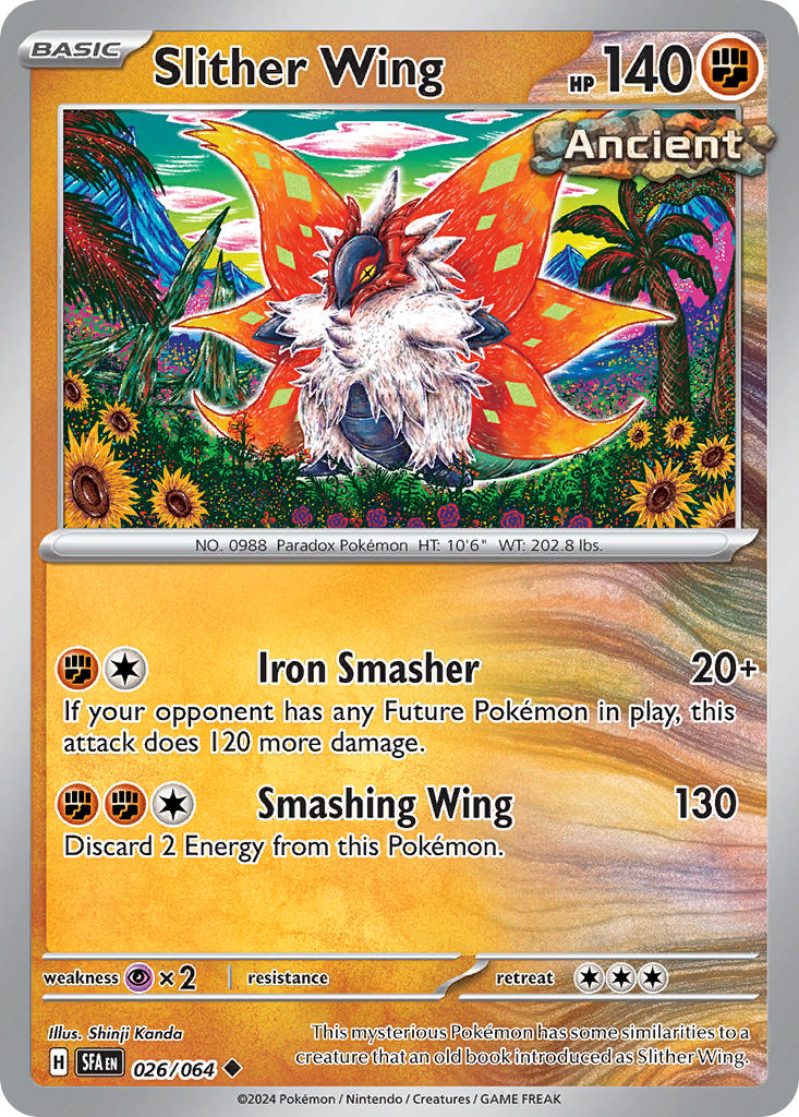 (026/064) Pokemon TCG Shrouded Fable Single: Slither Wing   Uncommon