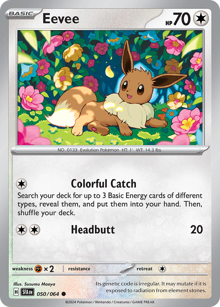 (050/064) Pokemon TCG Shrouded Fable Single: Eevee   Common