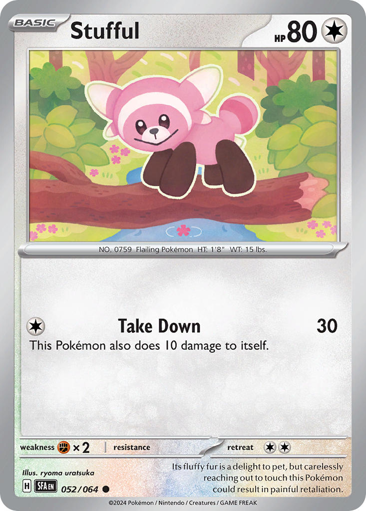 (052/064) Pokemon TCG Shrouded Fable Single: Stufful   Common