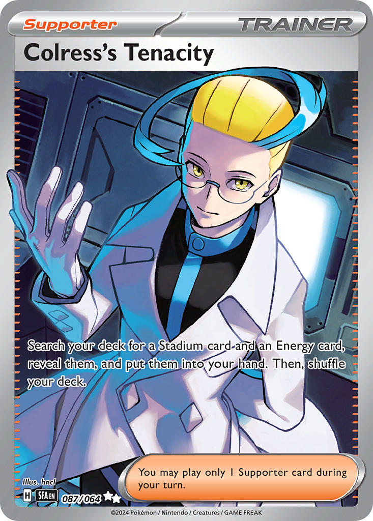 (087/064) Pokemon TCG Shrouded Fable Single: Colress's Tenacity  Ultra Rare