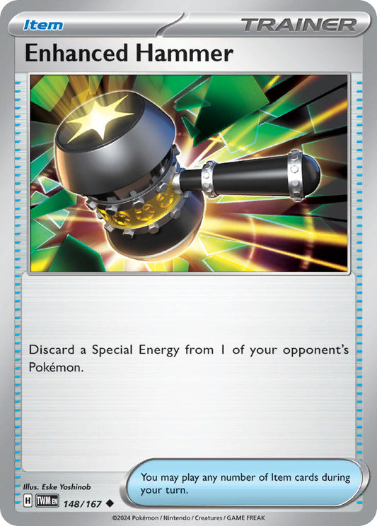 (148/167) Pokemon TCG Twilight Masquerade Single: Enhanced Hammer  Uncommon