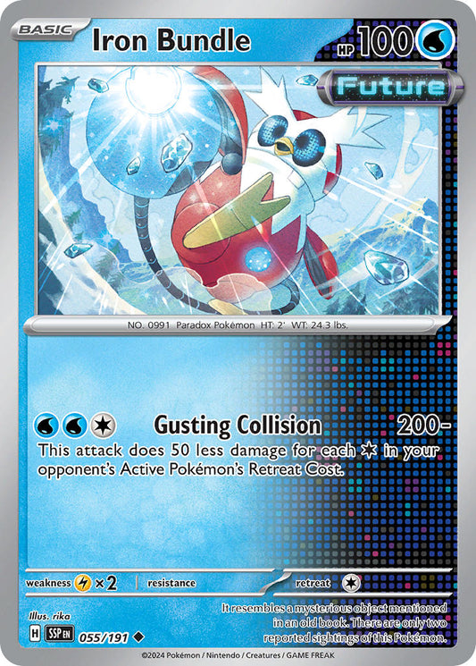 (055/191) Pokemon TCG Surging Sparks Single: Iron Bundle   Uncommon