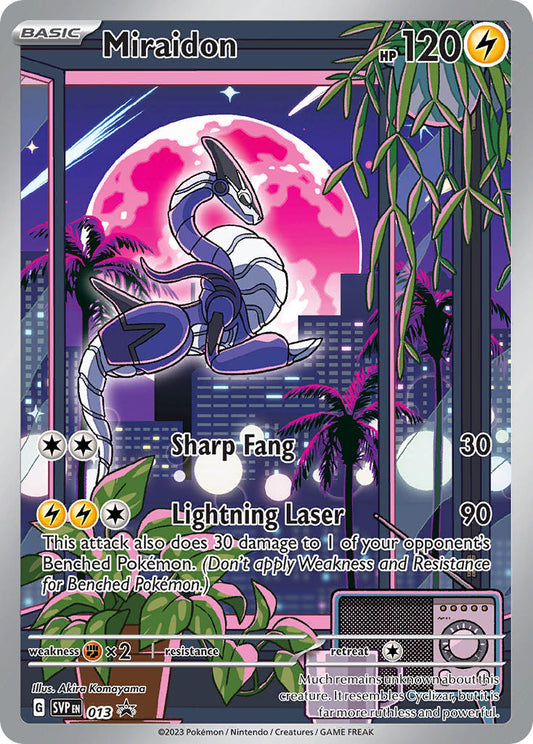 (013/ ) Pokemon TCG SV Black Star Promos Single: Miraidon   Promo