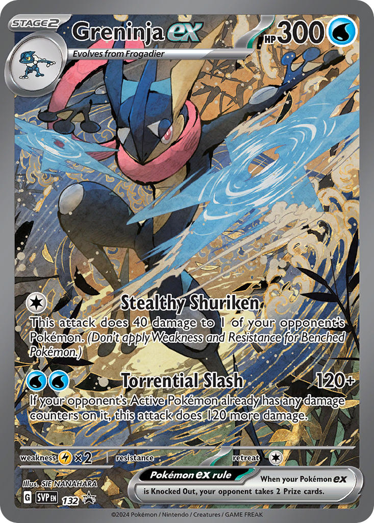 (132) Pokemon TCG SV Black Star Promos Single: Greninja ex   Promo