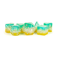 Fanroll - 16mm Resin Poly Dice Set - Layered Stardust Tropics